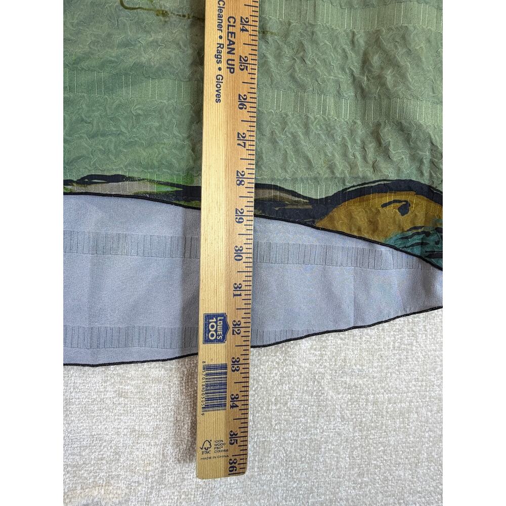 3 Potato Women Green Black XL NWT Seala Tunic Top 3/4 Sleeve Lightweight Boho - Picture 6 of 11